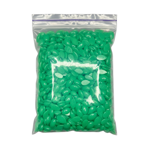 Film wax in granules ItalWax Top Line - Emerald Green, 100 g (zip-lock bag)