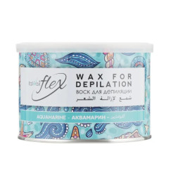 Warm wax in a jar for depilation ItalWax FLEX / Aquamarine, 400 ml