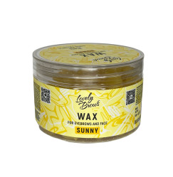 Wax granules for eyebrows and face Lovely Brows / Sunny, 100 g (jar)
