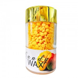 Віск у гранулах синтетичний з оліями Permanent lash&brow / Candy Wax / МАНГО / баночка, 110 г