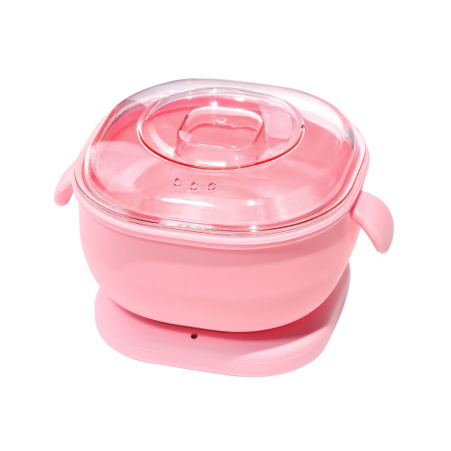 Воскоплав банковий Wax Warmer (100W, 400 мл) - силіконовий рожевий