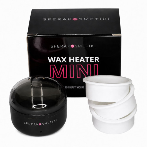 Воскоплав мини Sferakosmetiki - Mini Wax Heater - черный