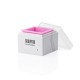 Professional wax melter Sculptor / MINI WAX WARMER (square mini) - pink bowl