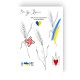 Temporary tattoo Tattooshka "Patriotic spikelets" / LB-133-2