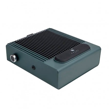 Витяжка для манікюру з фільтром НЕРА BUCOS Cyclone V1 100W / зелена
