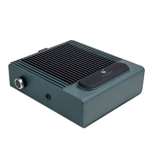 Витяжка для манікюру з фільтром НЕРА BUCOS Cyclone V1 100W / зелена
