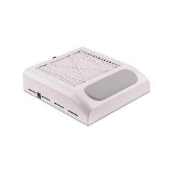 Вытяжка для маникюра SIMEI 858-8 с НЕРА-фильтром на 80W / белая