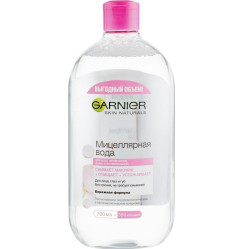 Мицеллярная вода для всех типов кожи Garnier Skin Naturals, 700 мл (розовая большая)