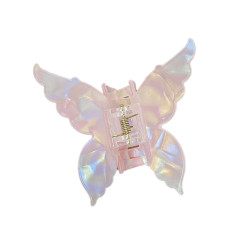 Hair Clip "Butterfly" / Pearl Pink