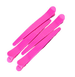 Hair clip matte straight / pink