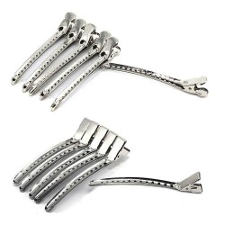 Hair clip / silver, 1 piece