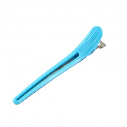 Hair clips - blue thin, 1 pc