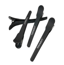 Затискачі для волосся Toni&Guy / чорний тонкий, 1 шт