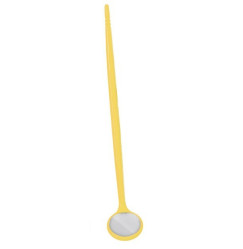 Eyelash extension mirror plastic / yellow