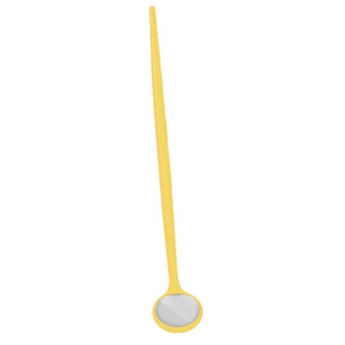 Eyelash extension mirror plastic / yellow