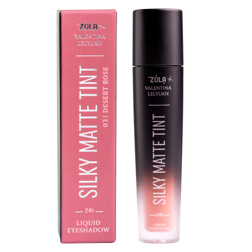 Рідкі тіні для повік ZOLA x Valentina Lelyukh - Silky Matte Tint - 03 Desert Rose