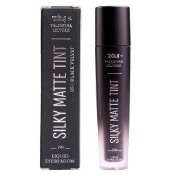 Жидкие тени для век ZOLA x Valentina Lelyukh - Silky Matte Tint - 05 Black Velvet