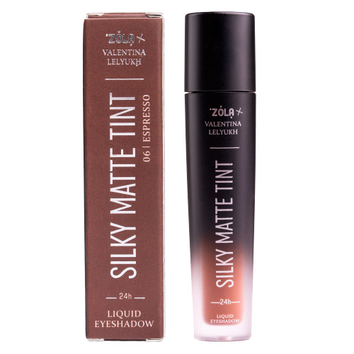 Жидкие тени для век ZOLA x Valentina Lelyukh - Silky Matte Tint - 06 Espresso