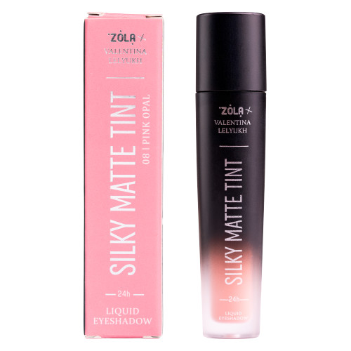 Жидкие тени для век ZOLA x Valentina Lelyukh - Silky Matte Tint - 08 Pink Opal