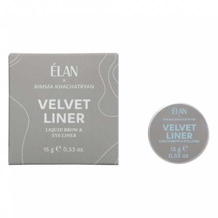 Жидкий карандаш для бровей и глаз ELAN х Rimma Khachatryan - VELVET LINER, 15 г