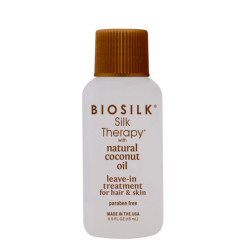 Liquid Silk with Coconut Oil BIOSILK / Silk Therapy with Coconut Oil Leave In Treatment, 15 ml
