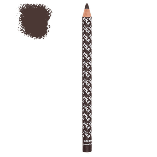 Карандаш пудровый для бровей Zola / dark brown