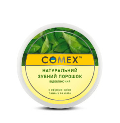 Whitening tooth powder Comex / with essential oil of lemon and mint, 70 gr